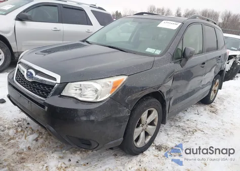 2014 Subaru Forester 2.5I Premium from USA, damaged, VIN JF2SJAEC7EH552622
